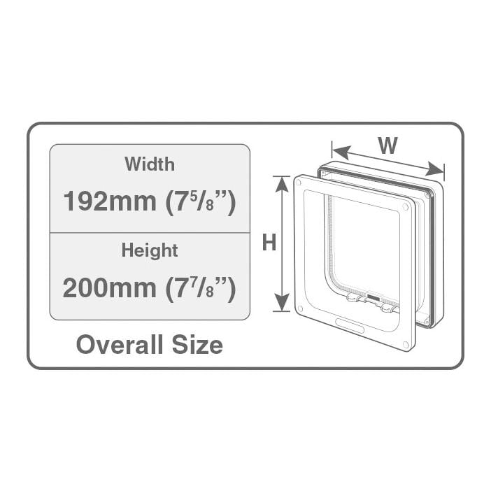 Chatière 4 voies avec tunnel 50 mm