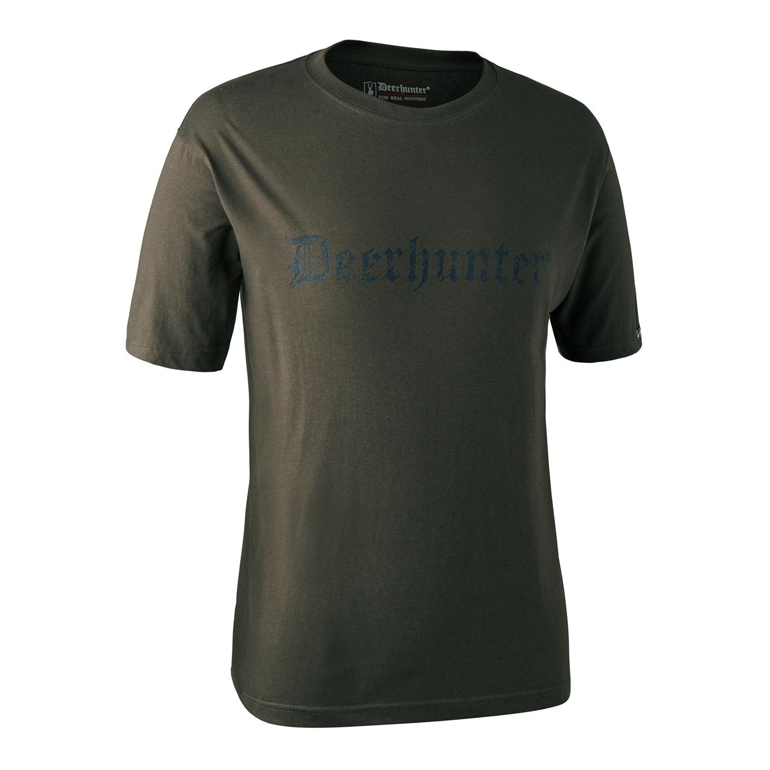 Image of Deerhunter Logo T-Shirt - dunkelgrün bei Hauptner.ch