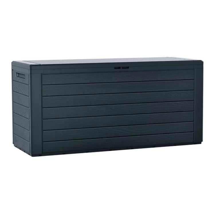 Gartentruhe Woodebox anthrazit