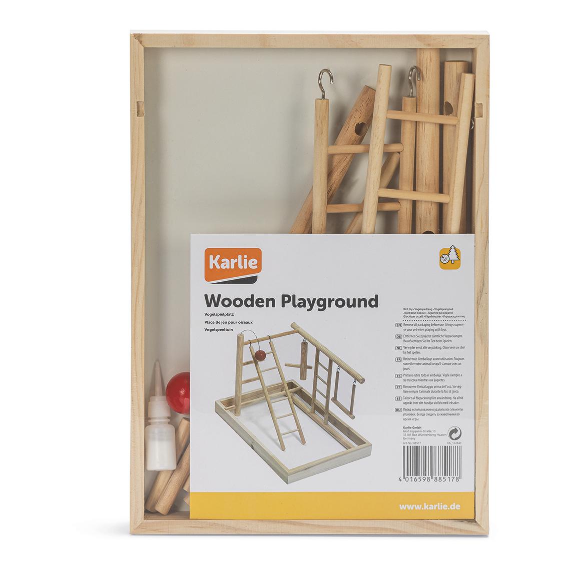 Vogelspielplatz Holz