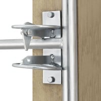 Portail de clôture en acier galvanisé