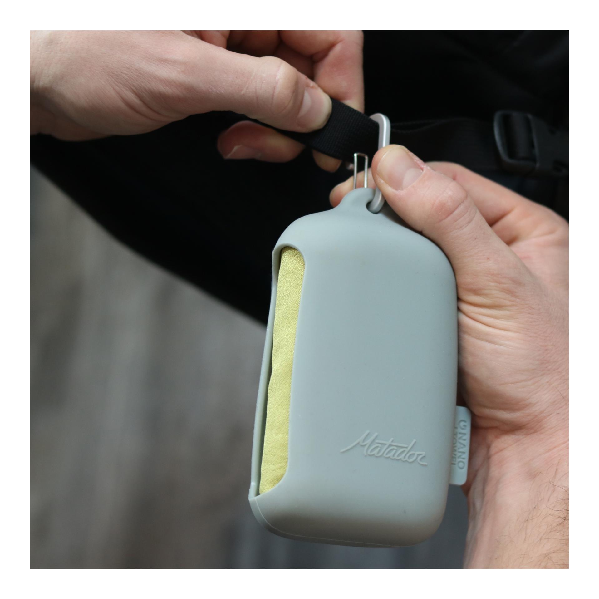 NanoDry Towel Gross - grün