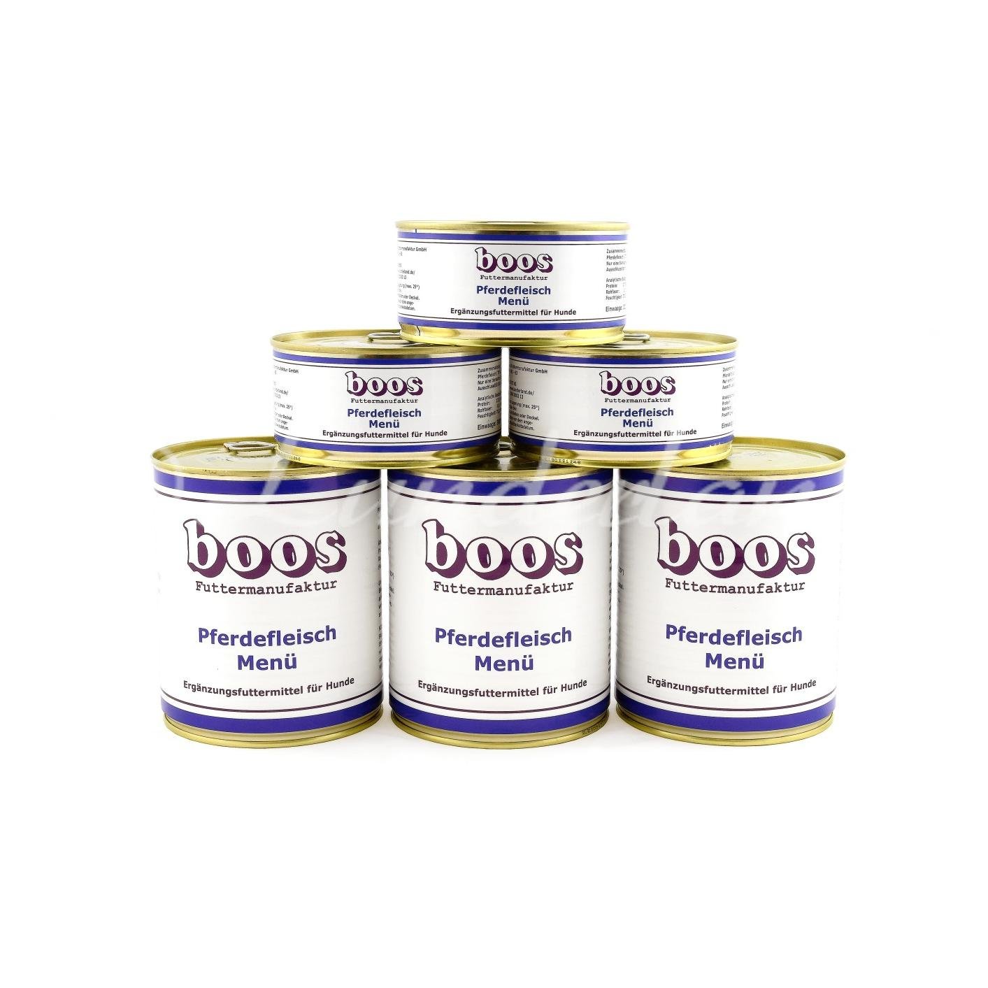 Pferdefleisch-Menü für Hunde und Katzen