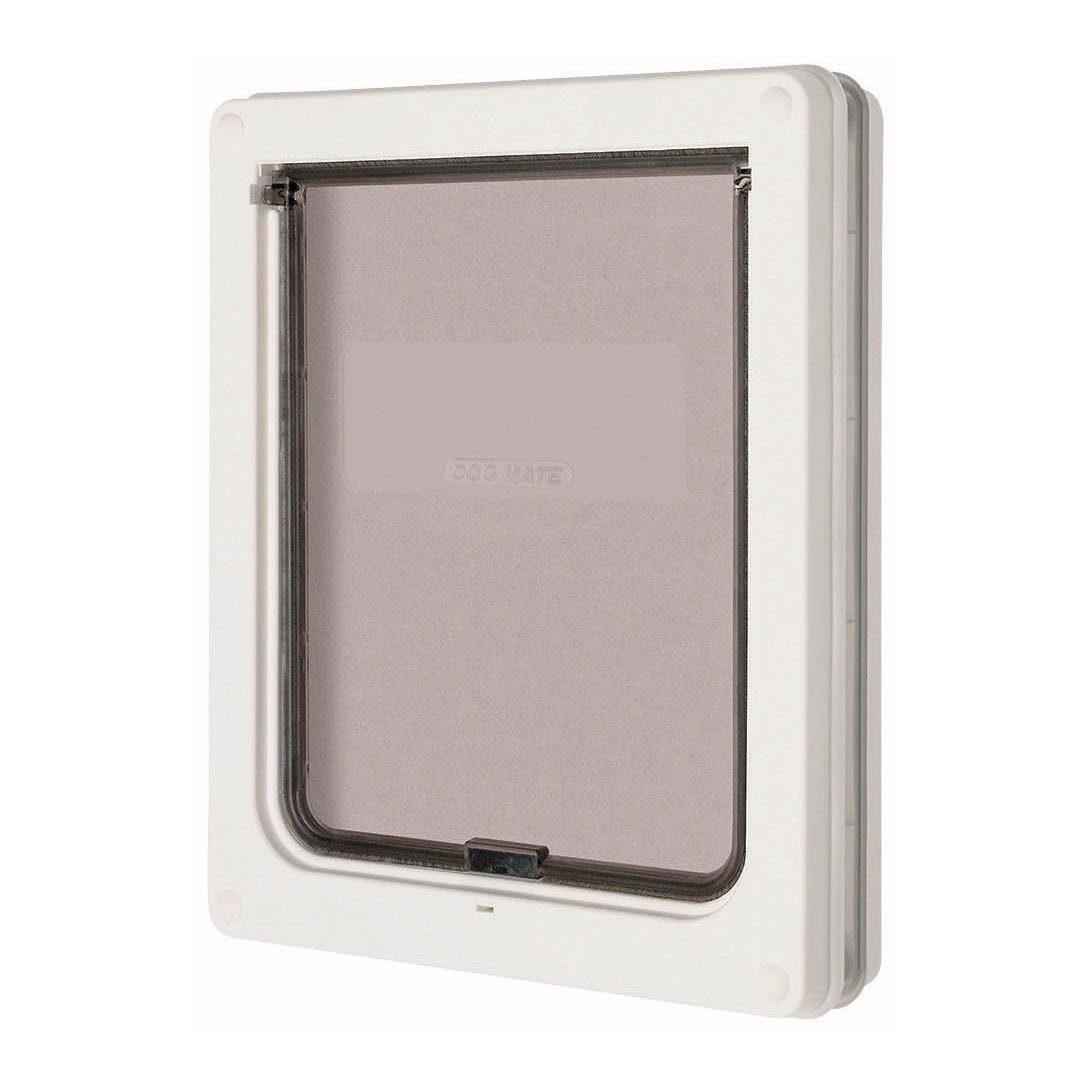 2-Wege Hundetüre - weiss