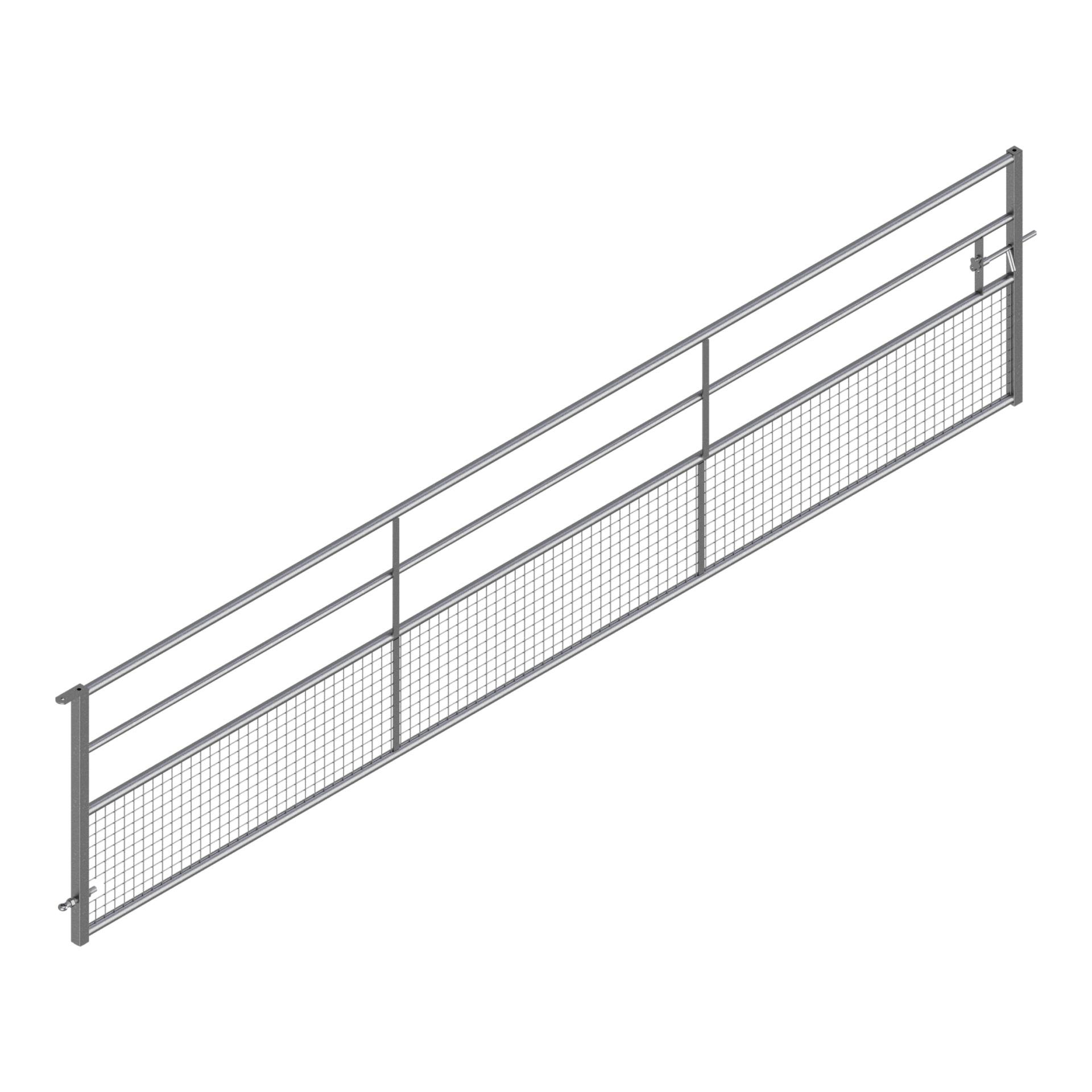 Weidezauntor - mit Gitter - Höhe 1.14 m