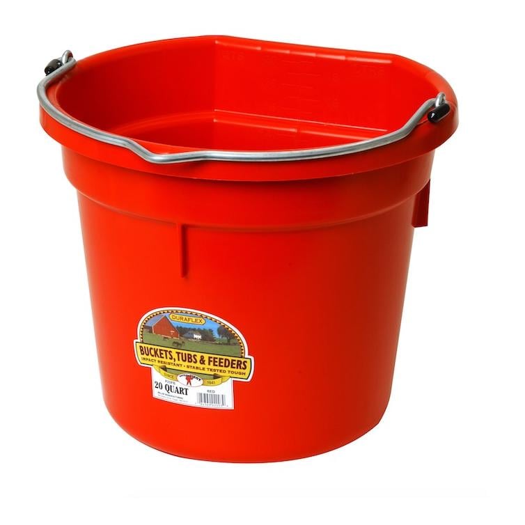 FlatBack Eimer - rot