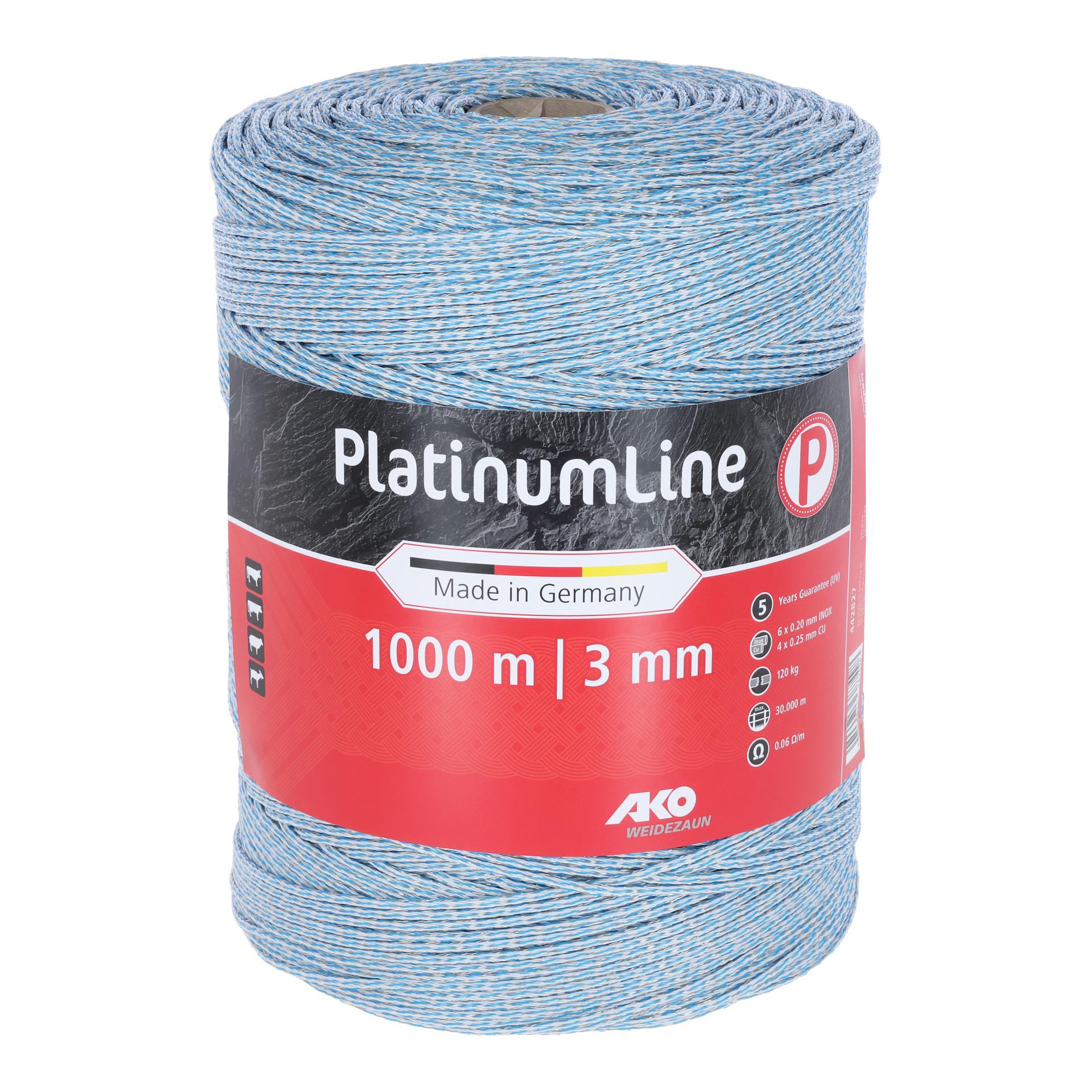 PlatinumLine Weidezaunlitze geflochten