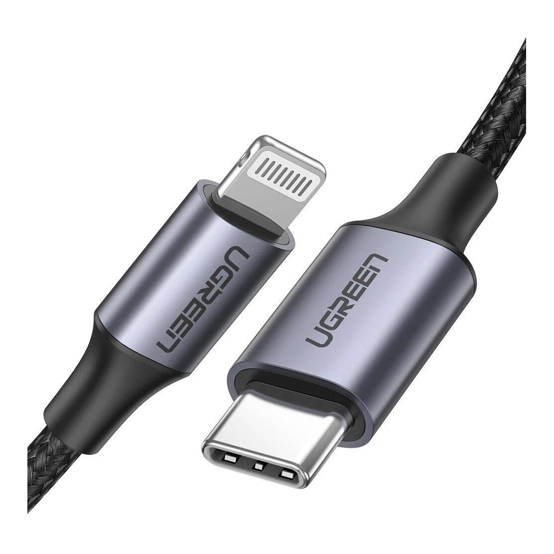 Image of Ugreen Lightning zu USB-C 2.0 Kabel - Grau bei Hauptner.ch