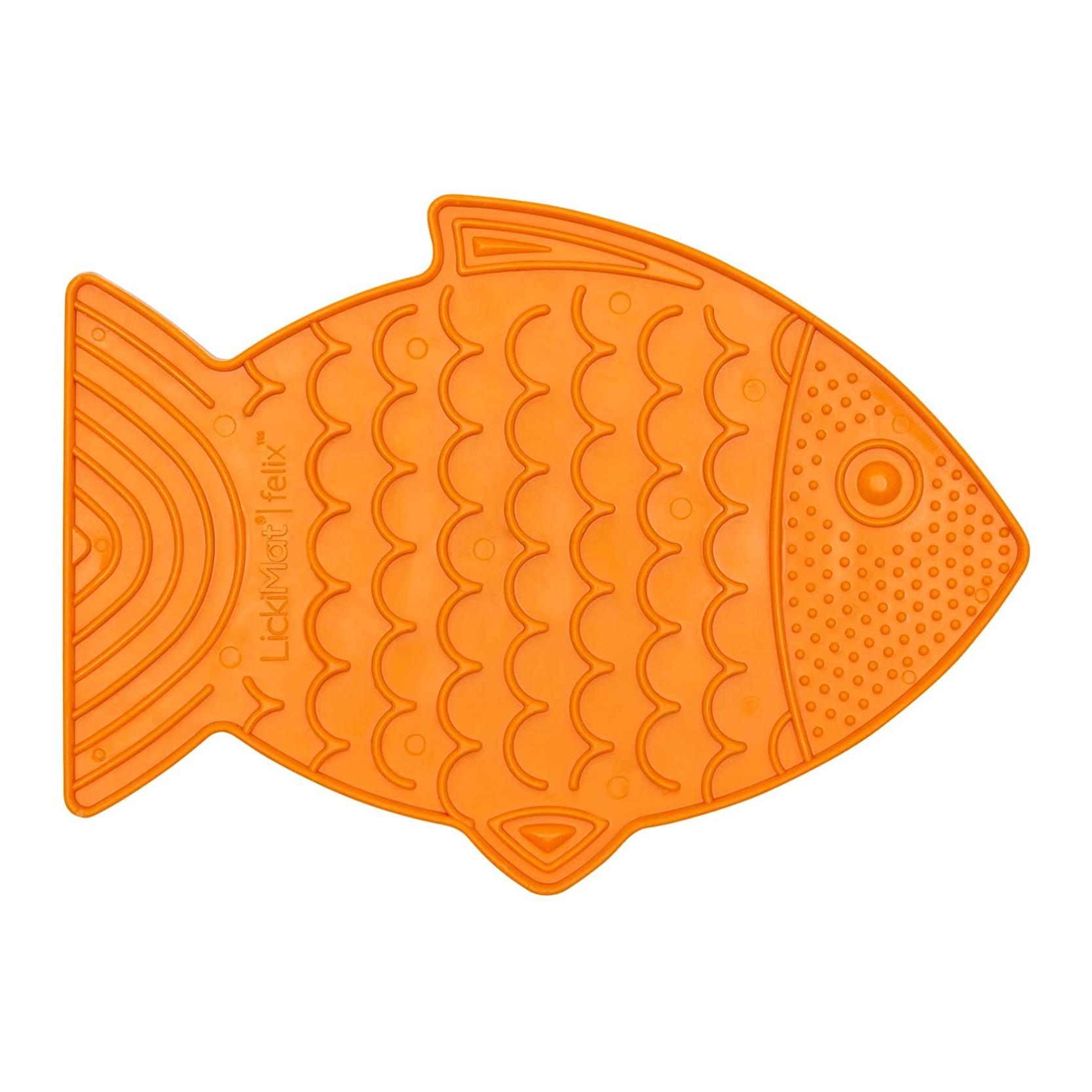 Image of LickiMat Leckmatte Felix - orange bei Hauptner.ch