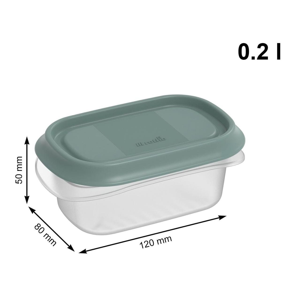 Rotho Lot de 6 boîtes fraîcheur ELEMENTS