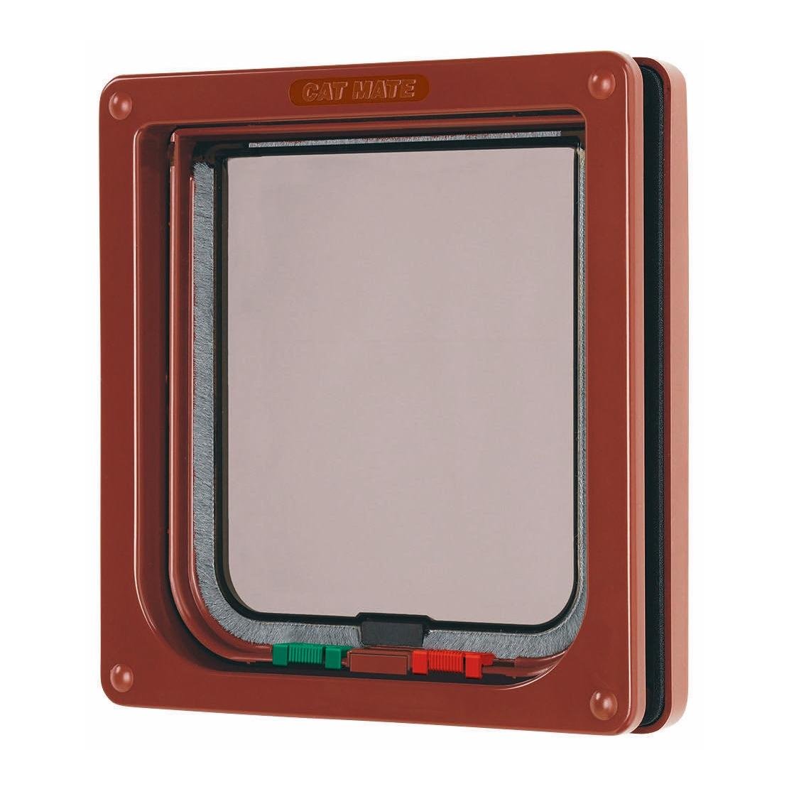 Image of Cat Mate 4-Wege Katzentüre - Rot - bei Hauptner.ch