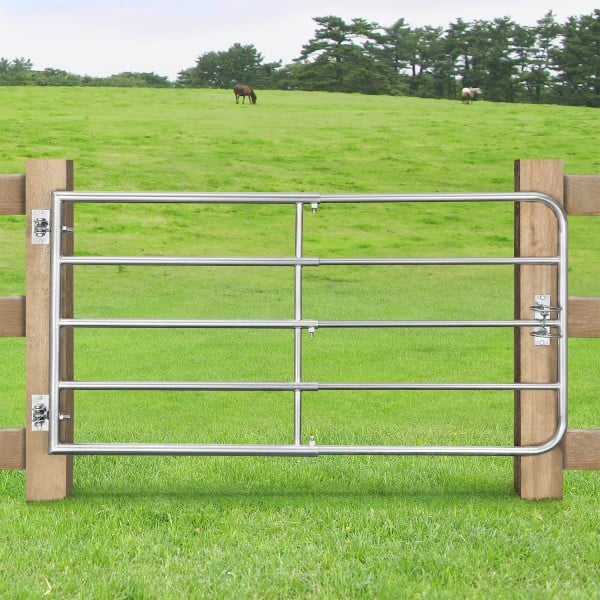 Portail de clôture en acier galvanisé