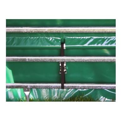 Growi®-Rundbogen-Weidezelt 3,60 x 3,60 x 3,25 m OHNE PANELS