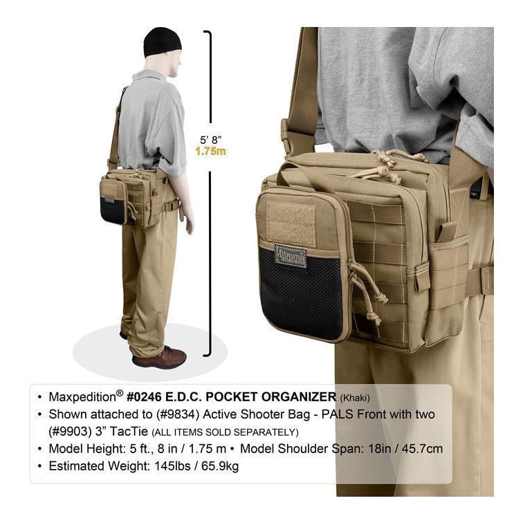 E.D.C. Pocket Organizer - Khaki