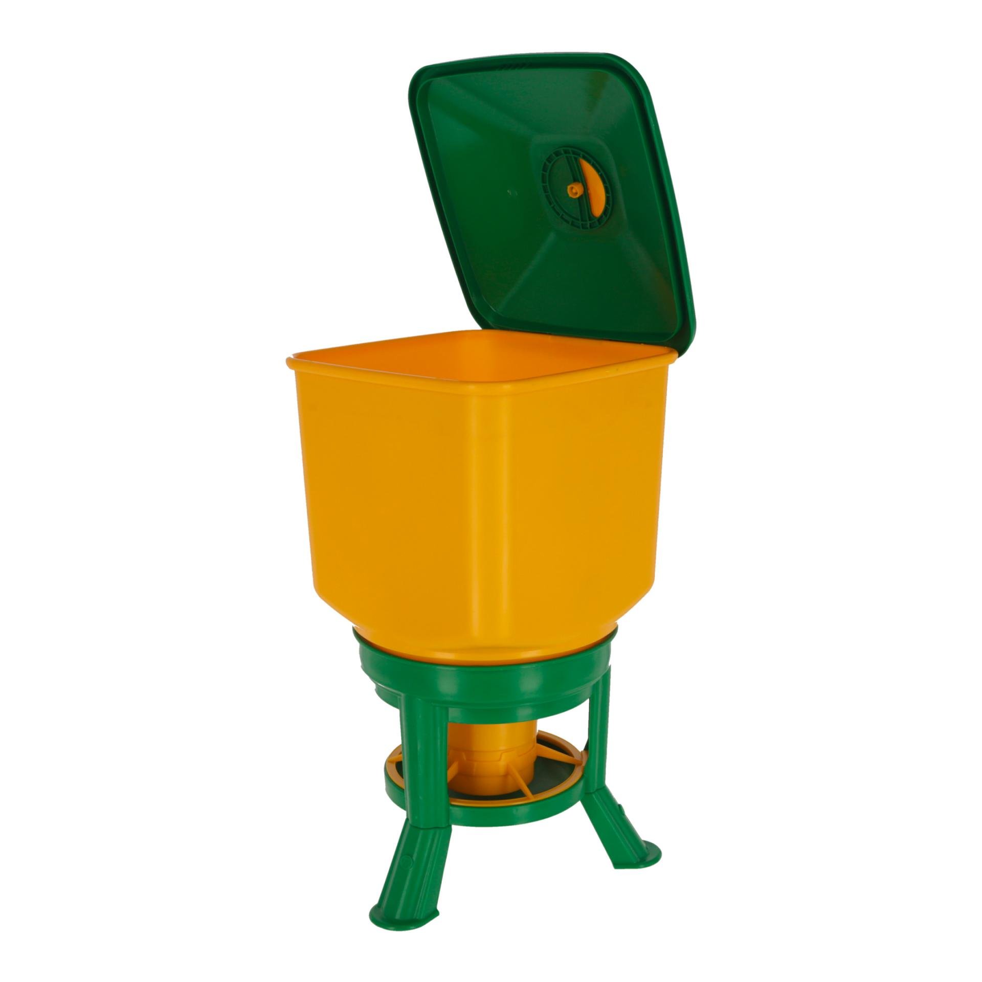 Futterautomat mit Standfüssen