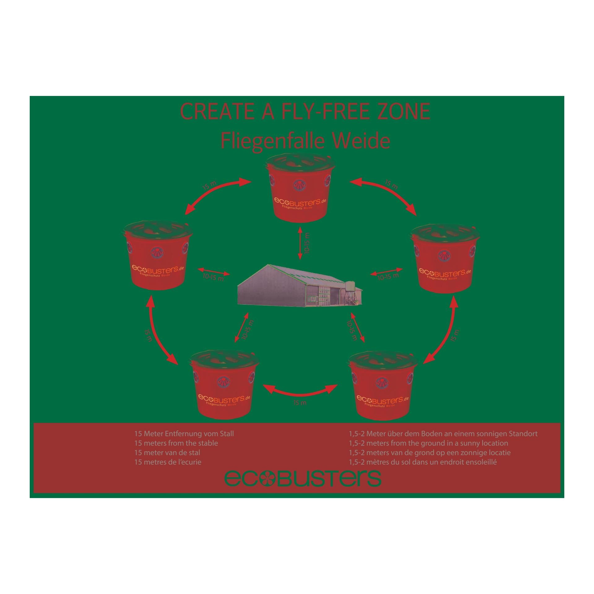 Fliegenfalle EcoWeide - Starterset 