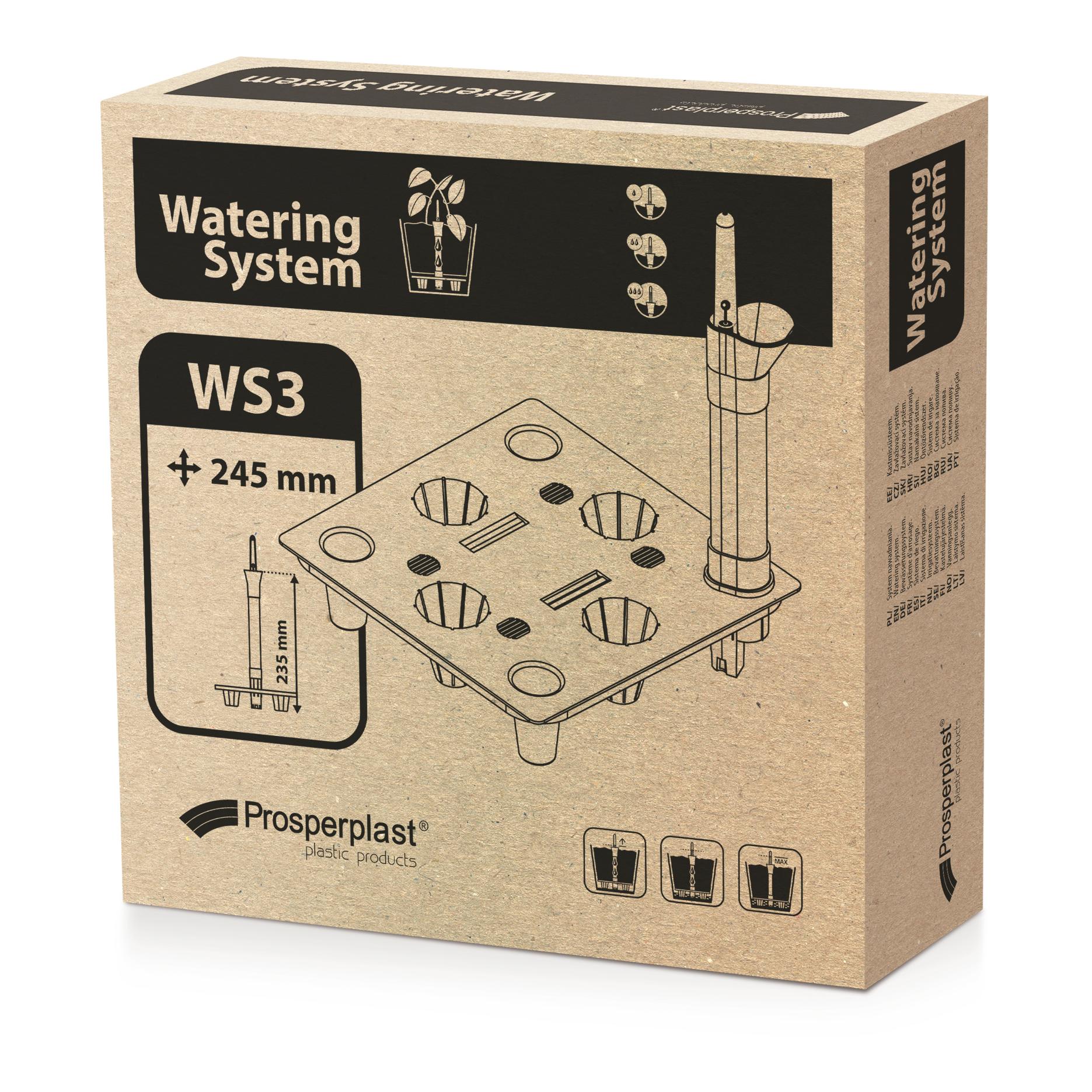 Bewässerungssystem für Hydrokulturen - viereckig