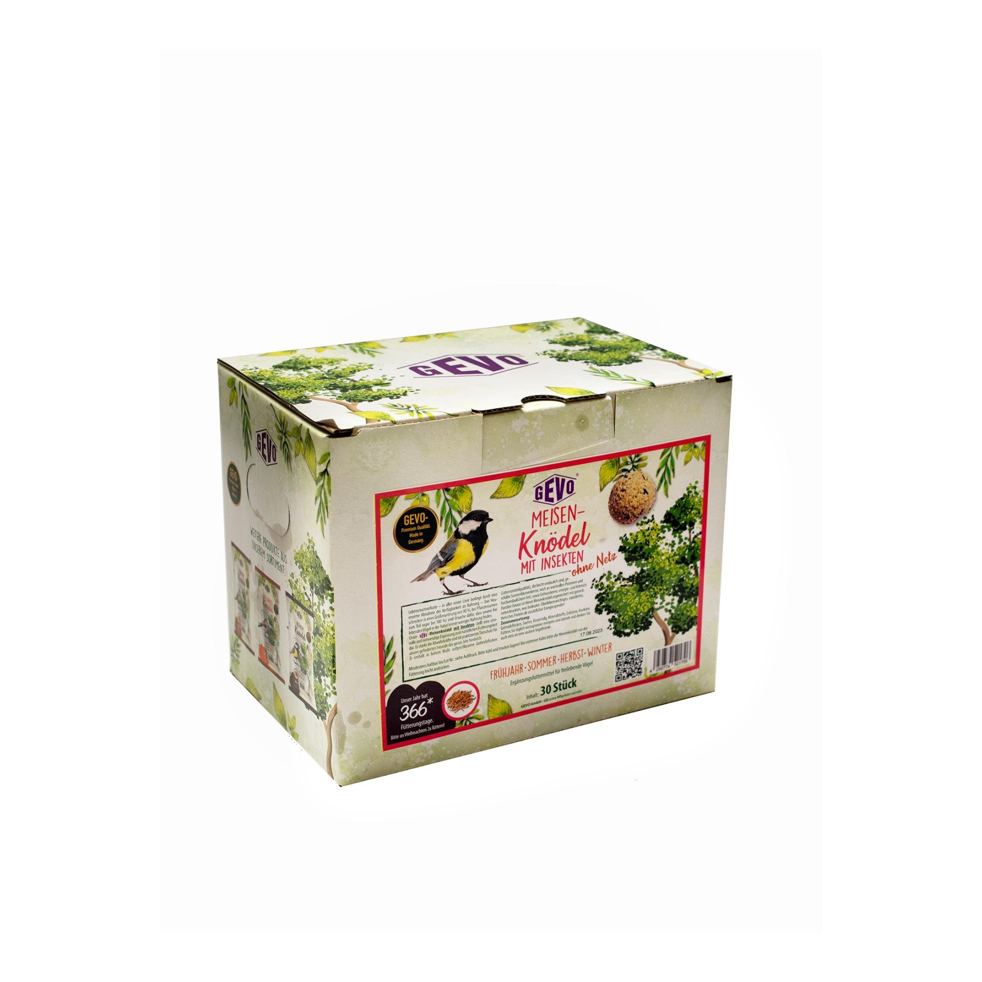 Boules de mésanges avec insectes, sans filet, 30 pcs.