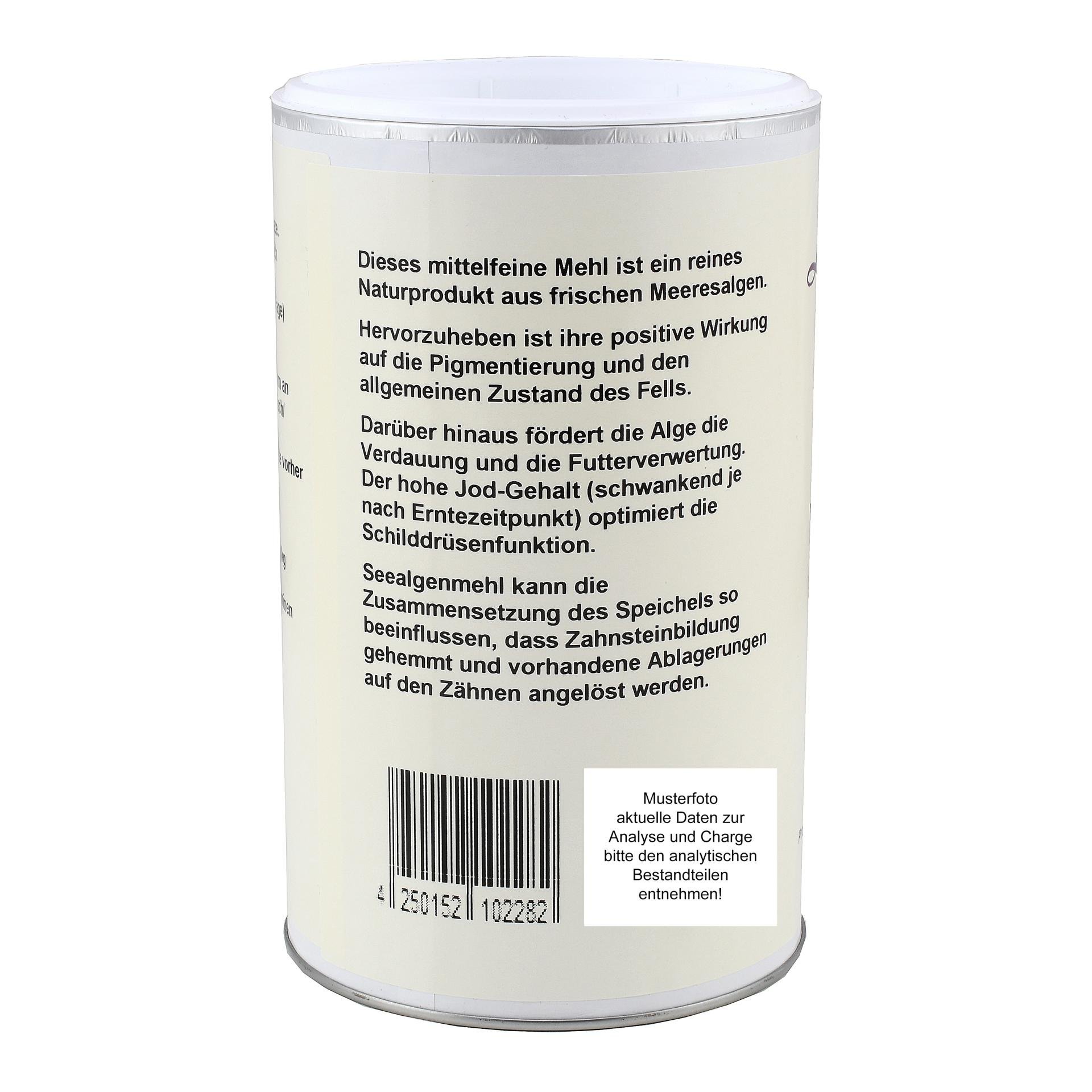 Bio-Seealgenmehl - Einzelfuttermittel für Hunde und Katzen