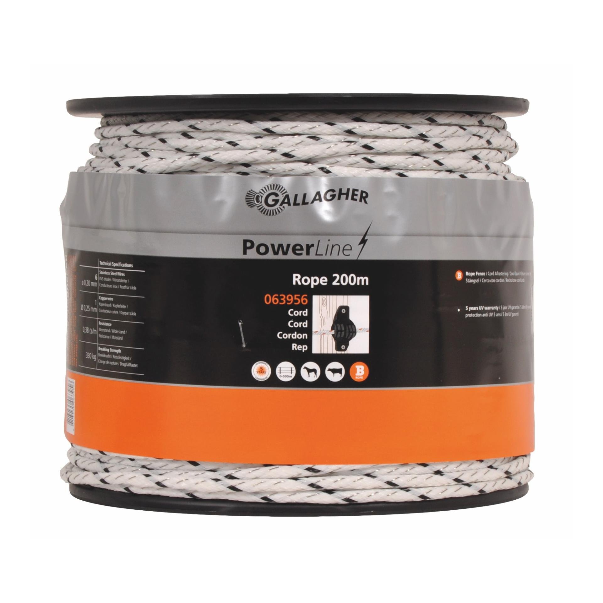 Gallagher PowerLine-Cord - Weiss