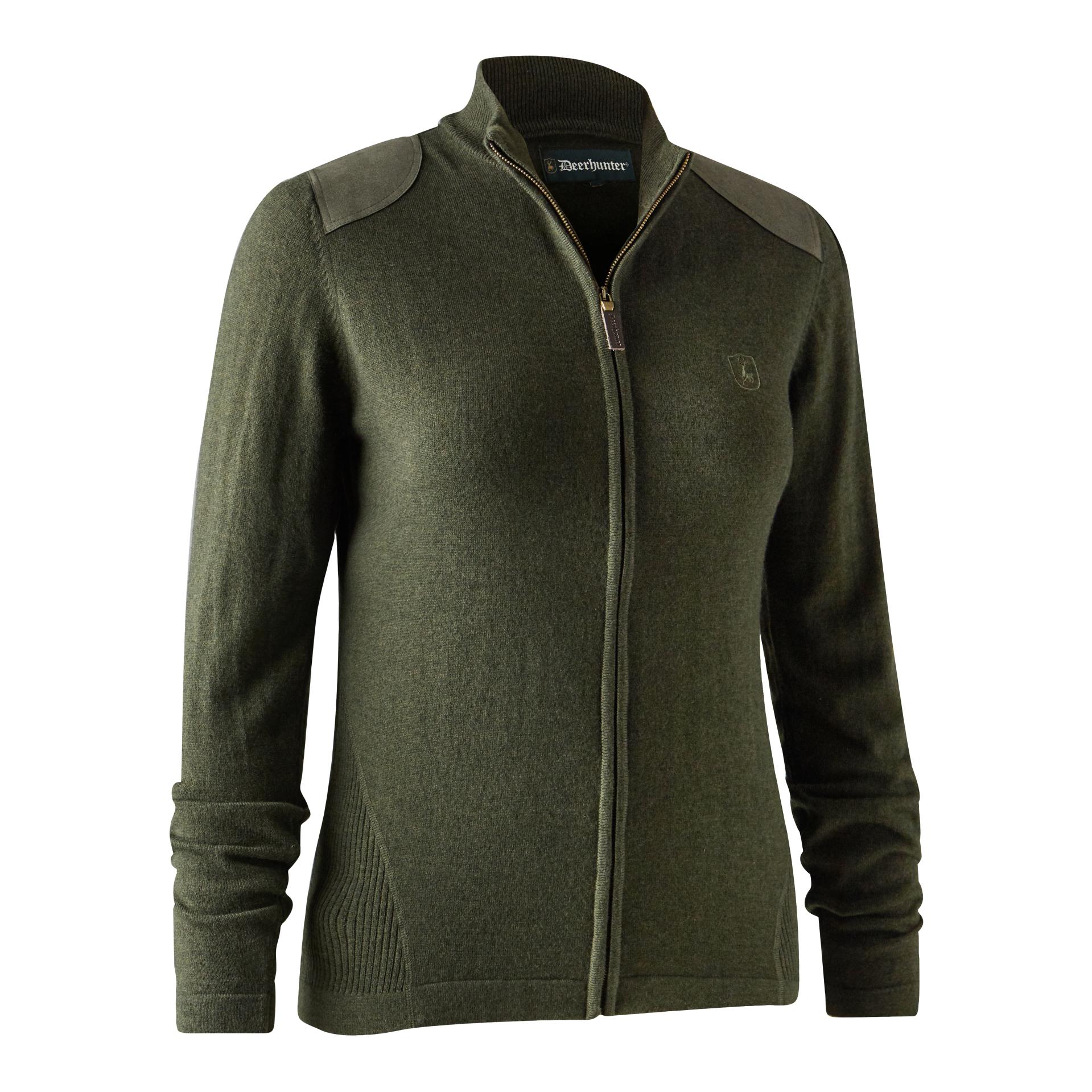 Image of Deerhunter Damen Darlington Strickjacke - Green Melange bei Hauptner.ch