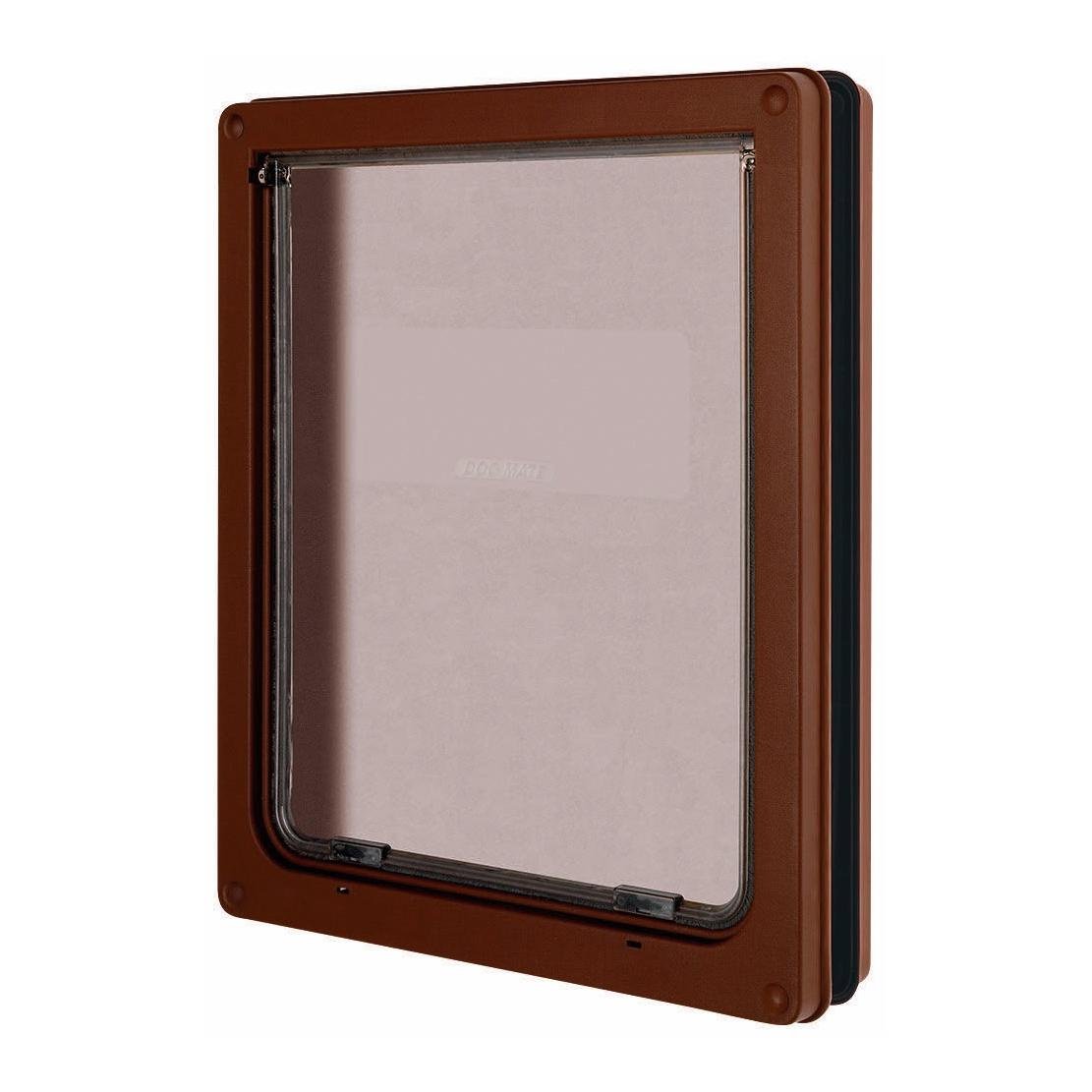 2-Wege Hundetüre XL - braun