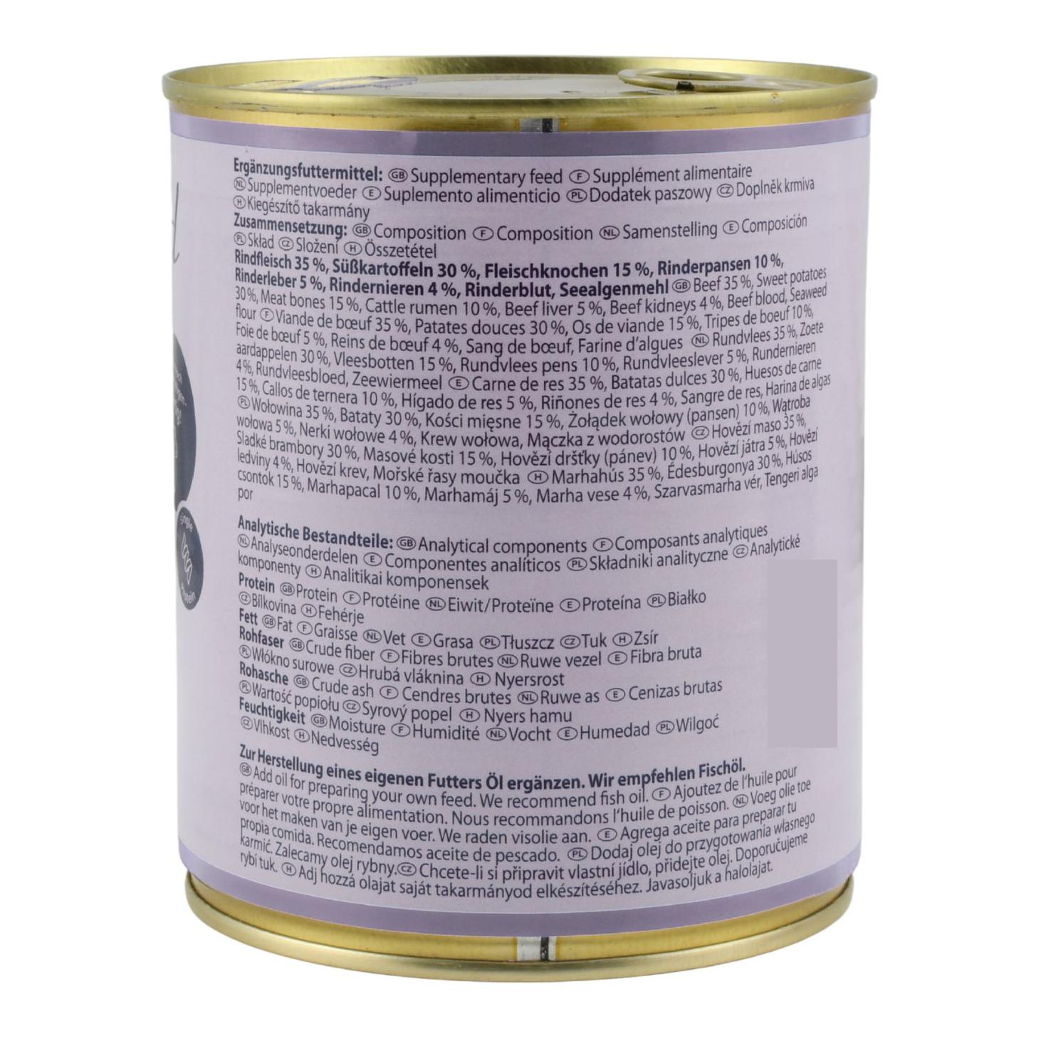 Hühnerfleisch-Menü für Hunde und Katzen