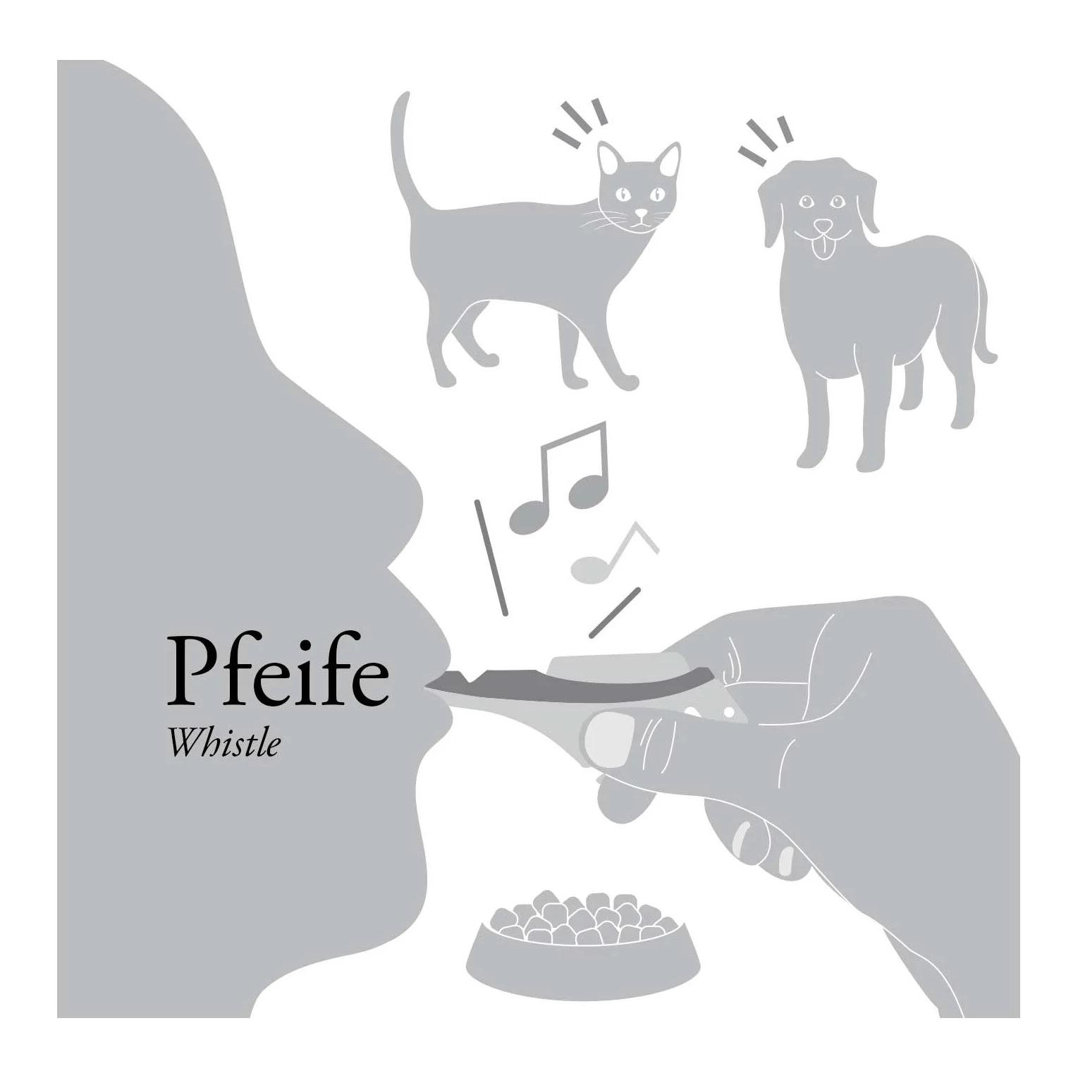 Clicker 2in1 avec lanière de cou