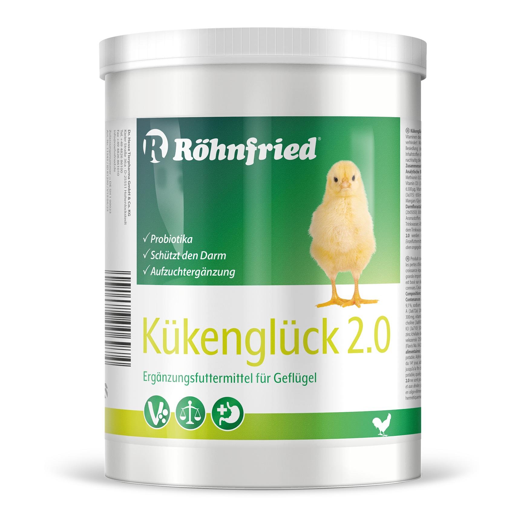 Kükenglück 2.0 - Ergänzungsfuttermittel für Küken