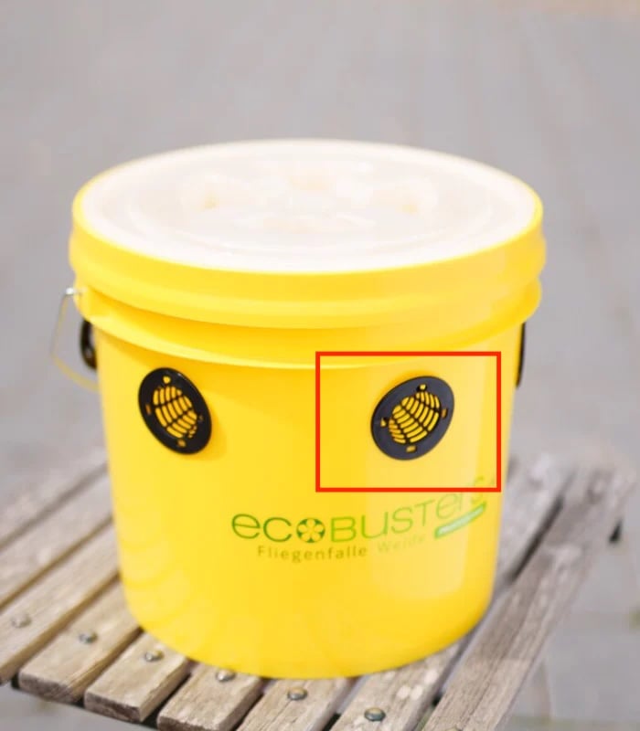 Piège à mouches flybucket - noir