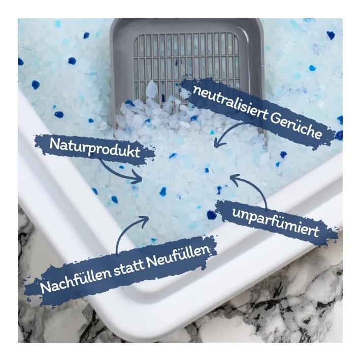 Lyra Power Silica Litière pour chats au silicate