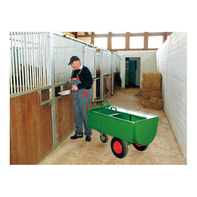 Futterwagen komplett mit Trennwand und Deckel