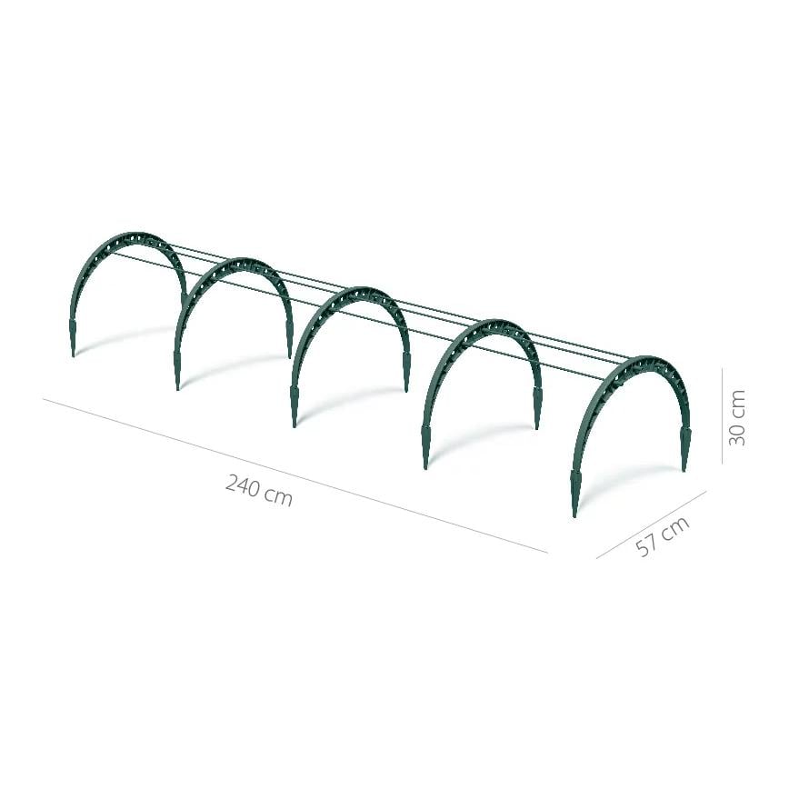 Prosperplast Garten Folientunnel Floo Tunnel