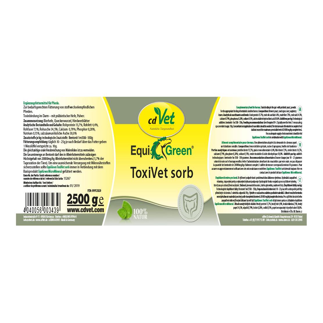 EquiGreen ToxiVet sorb