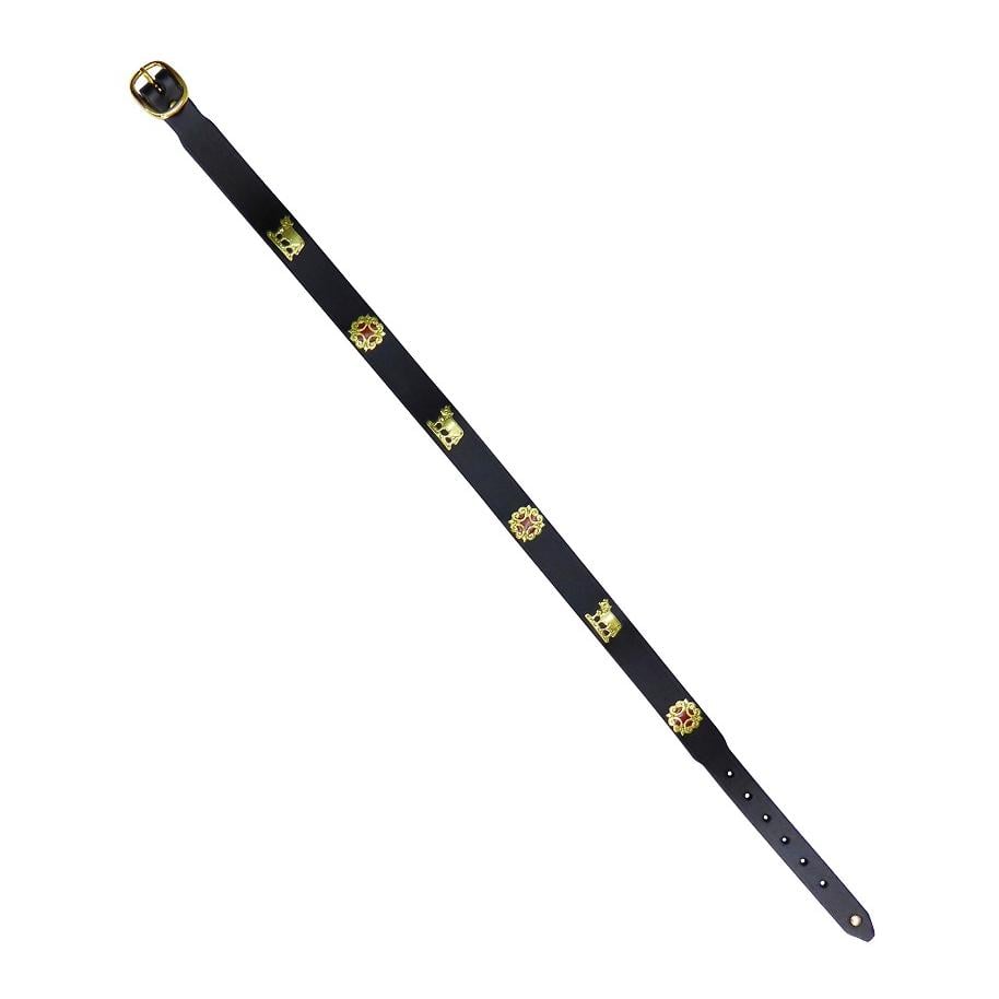 Kinder Kuhgurt - schwarz/gold