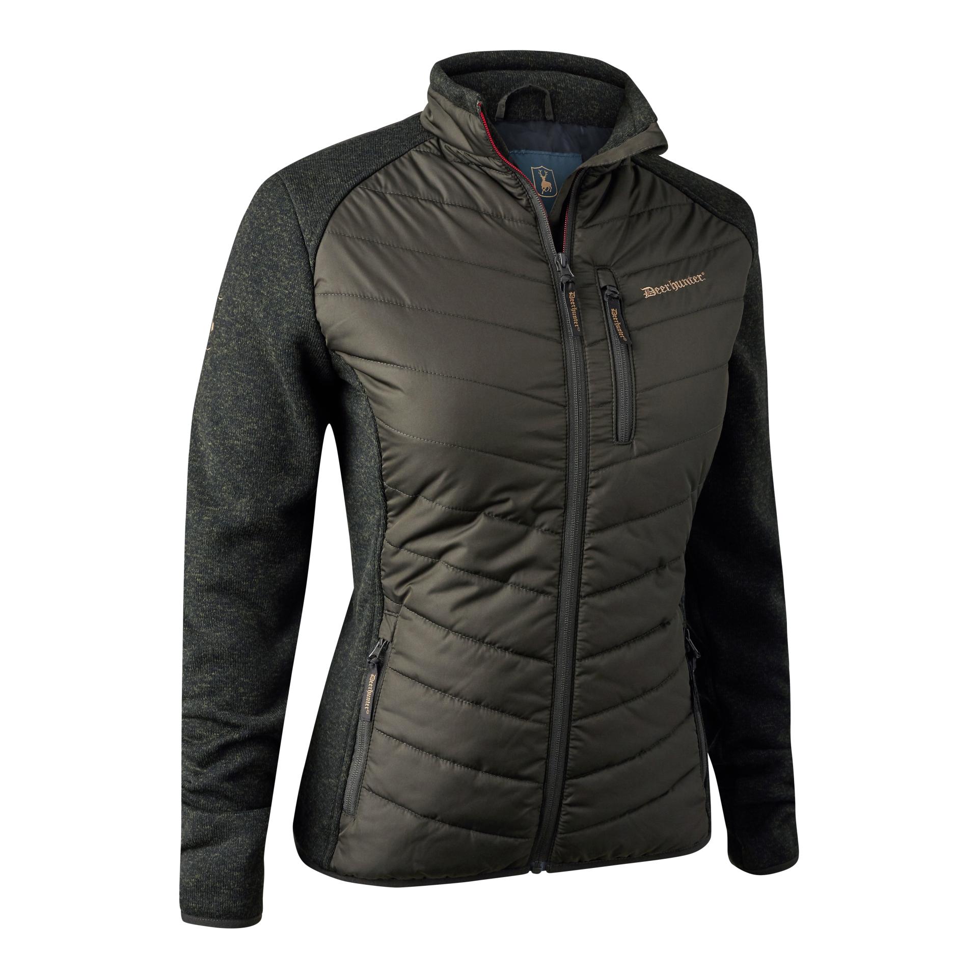 Damen Caroline Padded Jacke mit Strick - Timber