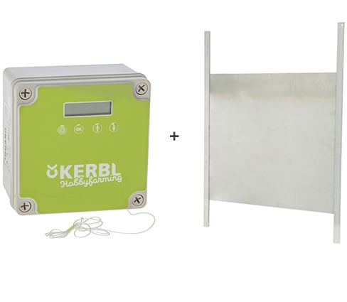 Hühnertür inkl. Schiebetür 430 x 400 mm