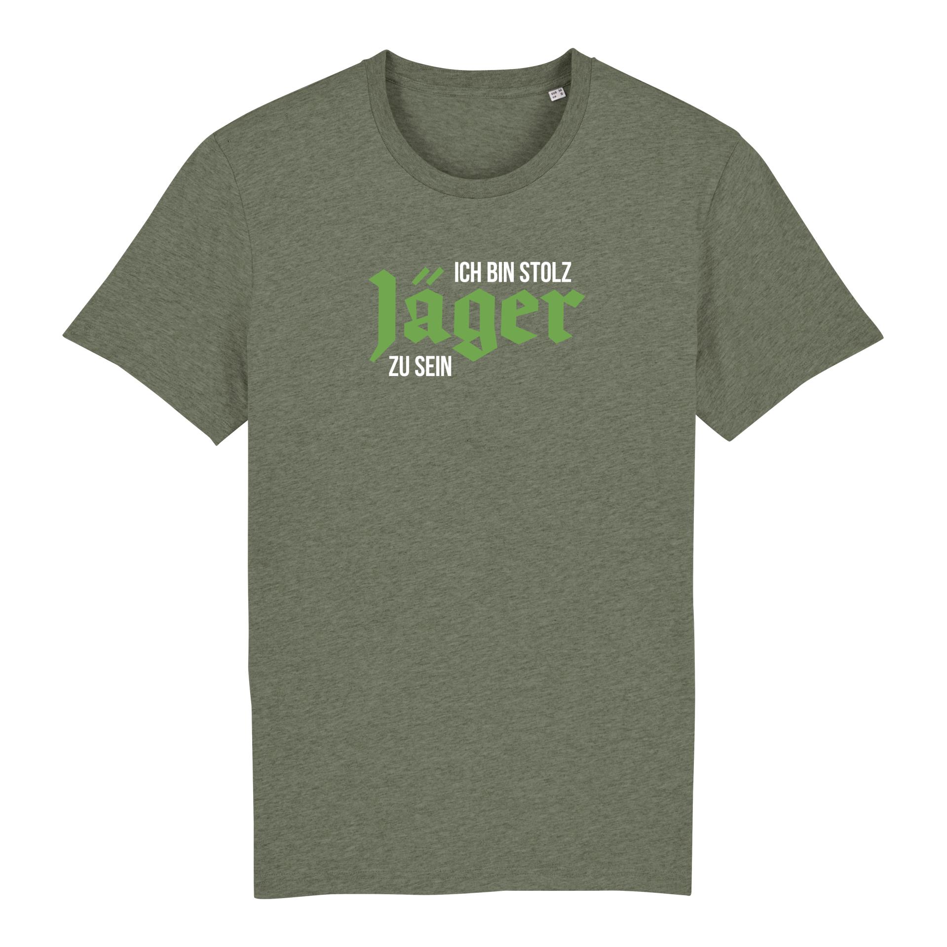 Image of Hauptner Jagd T-Shirt Stolzer Jäger - Mid Heather Khaki - bei Hauptner.ch