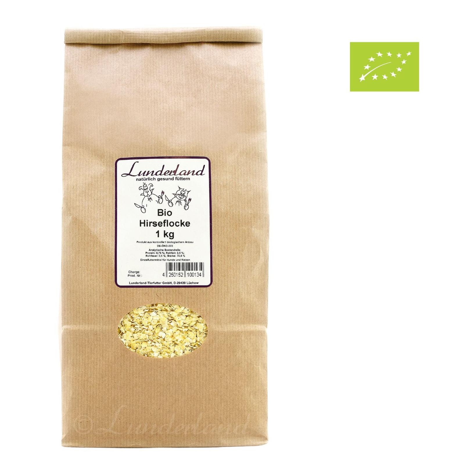 Bio-Hirseflocke - Einzelfuttermittel für Hunde und Katzen