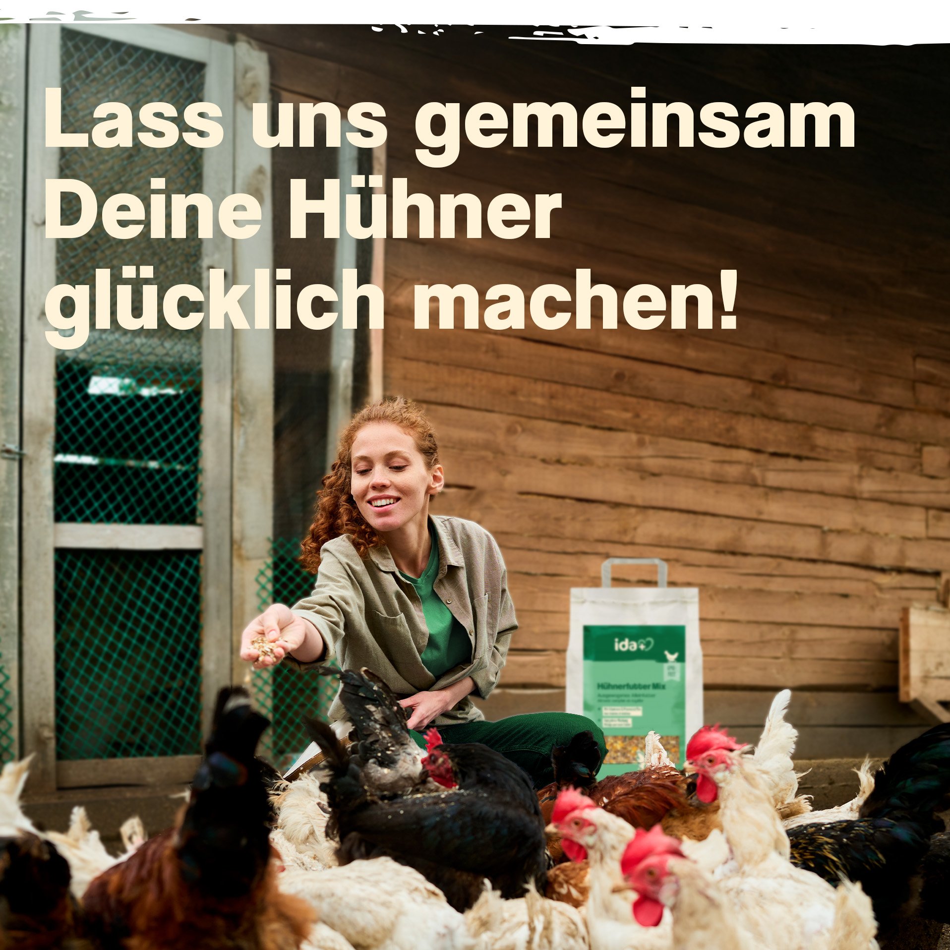 IdaPlus Hühnerfutter Mix - Ausgewogenes Alleinfutter - Ganzjahresmischung