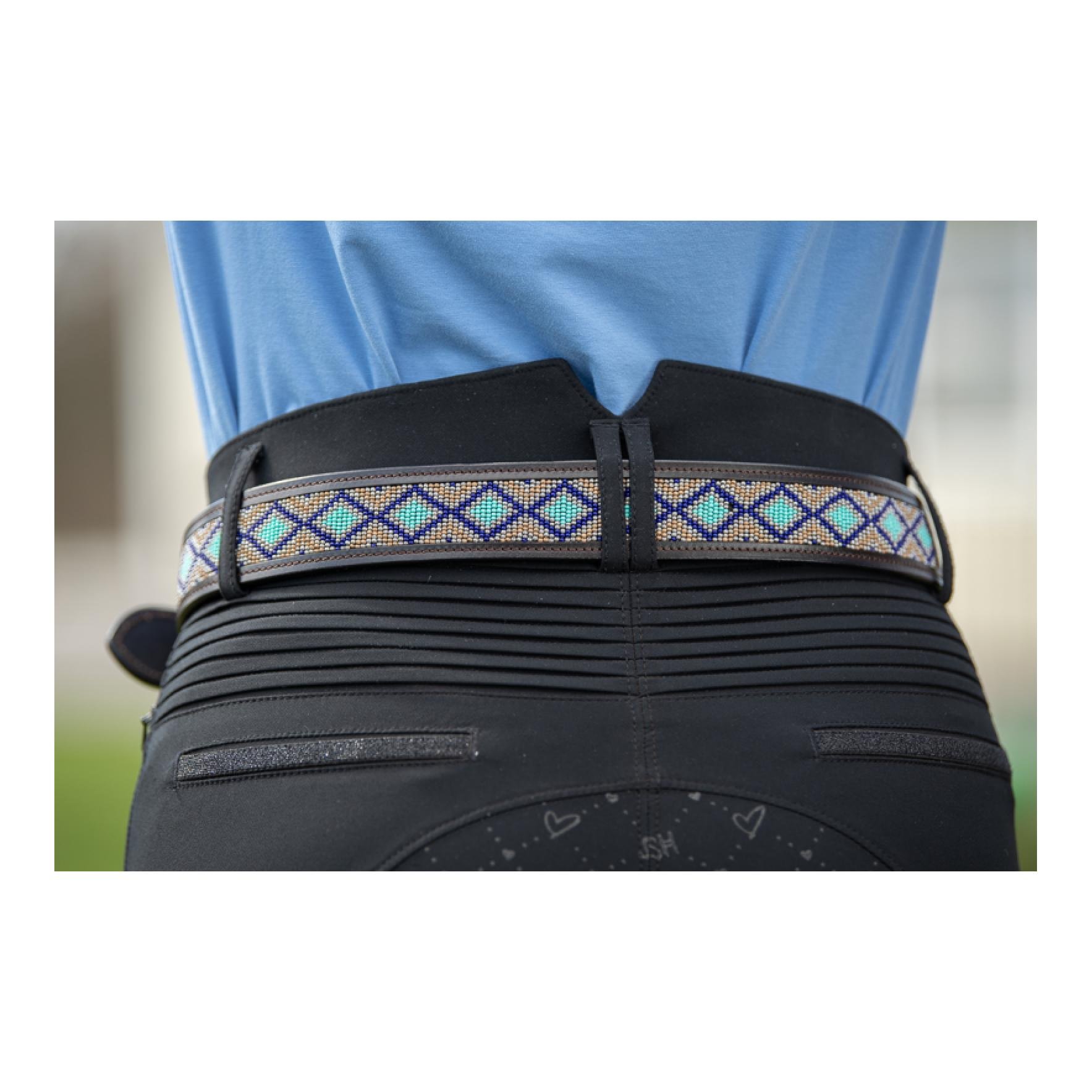 Ledergürtel Pearls Damen