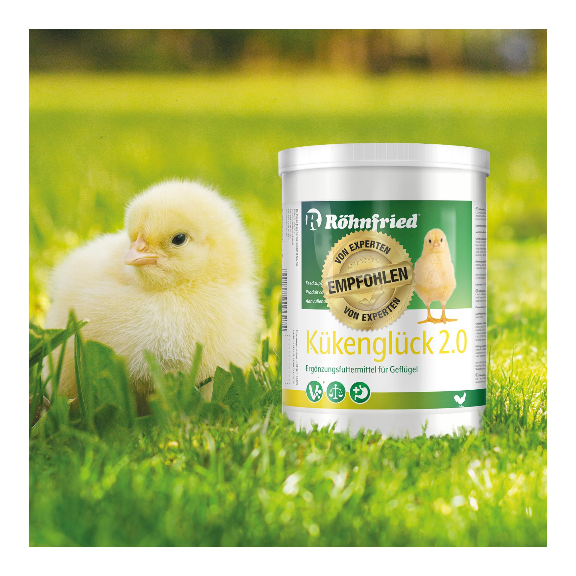 Kükenglück 2.0 - Ergänzungsfuttermittel für Küken