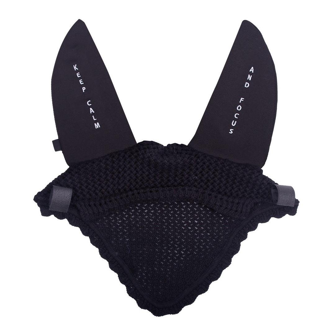 Image of QHP Ohrengarn "Keep calm and focus" - schwarz bei Hauptner.ch