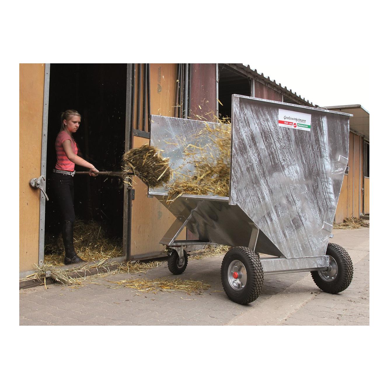 Growi Großraumkuli für Hoflader Euro-Aufnahme