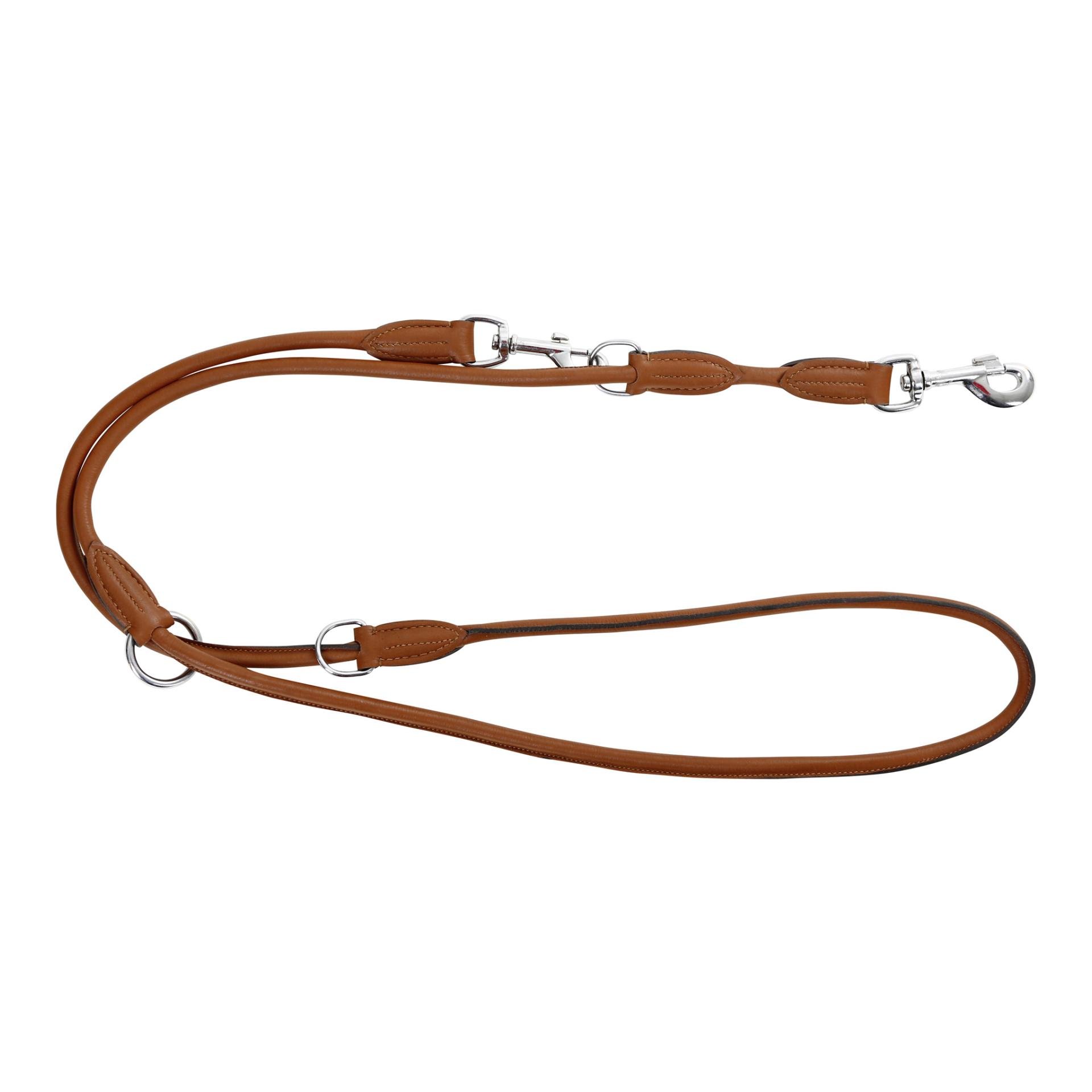 Image of Kerbl Echtleder-Führleine Roma rund- cognac bei Hauptner.ch
