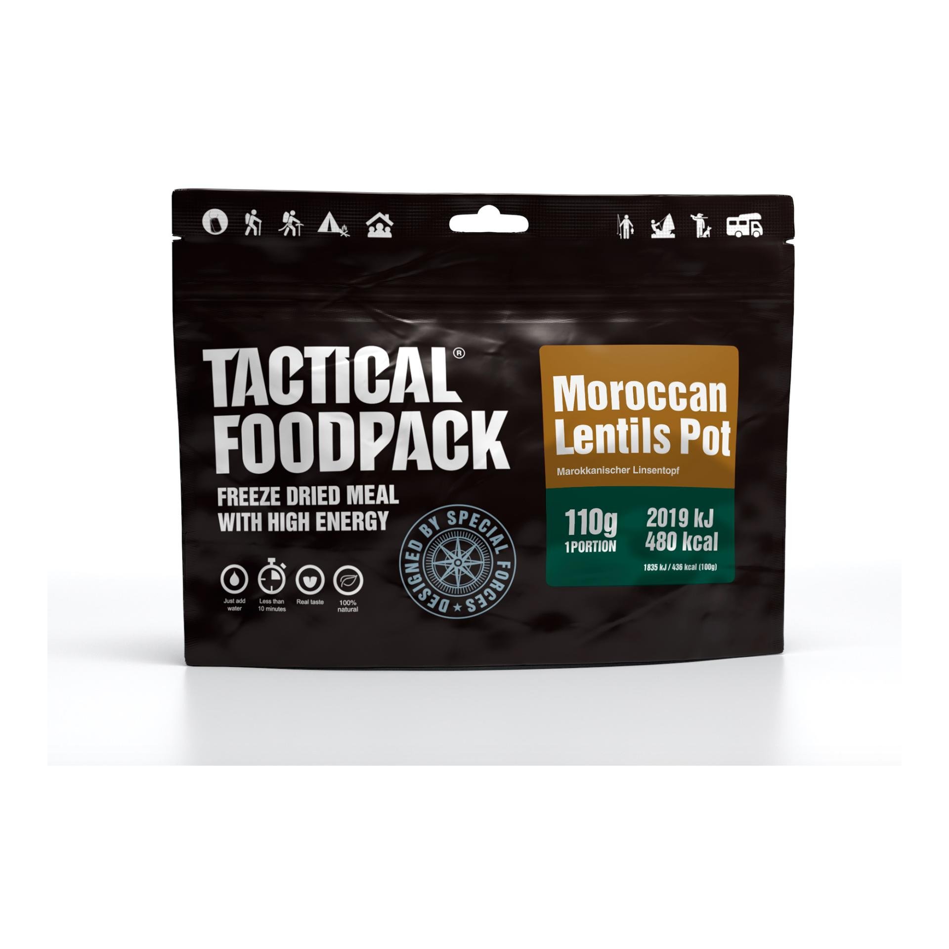 Image of Tactical Foodpack Moroccan Lentils Pot - Schwarz - bei Hauptner.ch