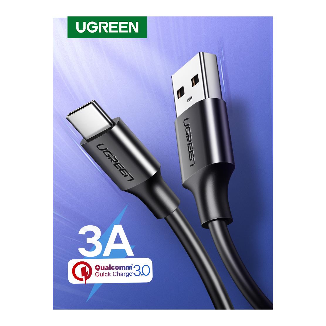 Image of Ugreen USB-C zu USB-A 2.0 Kabel - Weiss bei Hauptner.ch