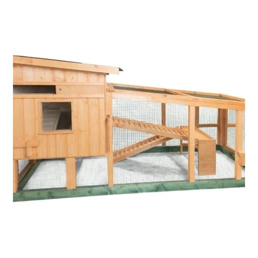 Meerschweinchen- und Kaninchenstall "Bio" - mit Auslauf