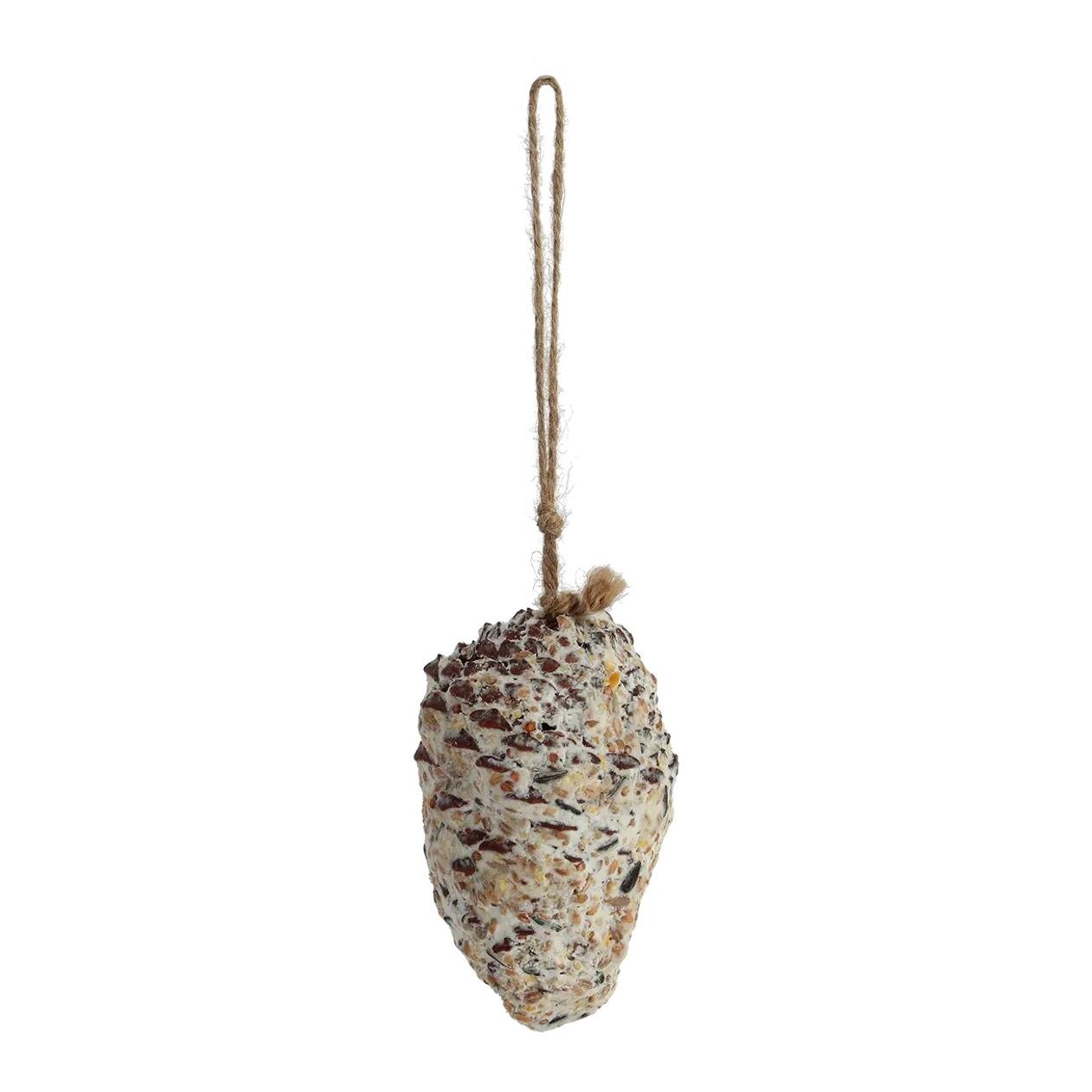 Gefüllter Tannenzapfen Vogelfutter