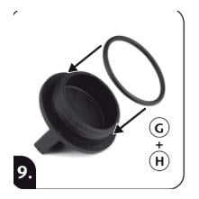 Ersatzteil G + H zu Siphontränke 30 L